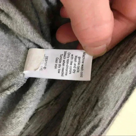 Athleta Grey Sporty Tee Dress V-Neck  Extra Small - Picture 9 of 16